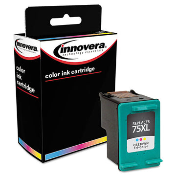 Innovera® Remanufactured Tri-color High-yield Ink, Replacement For Hp 75xl (cb338wn), 520 Page-yield freeshipping - TVN Wholesale